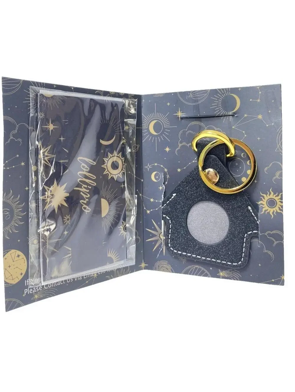 AirTag Keychain Holder with Protective Film Covers New Secure Stylish Accessory
